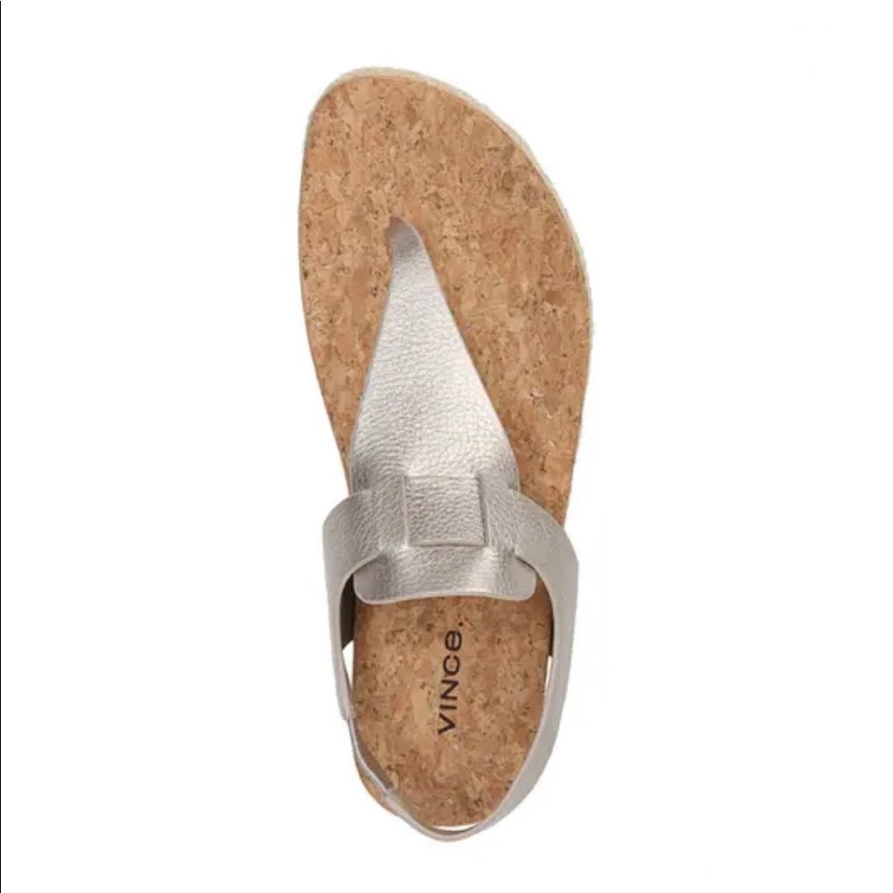 NWT VINCE Flint 2 Espadrille Sandal in Moonstone - Picture 2 of 9
